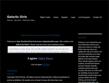 Tablet Screenshot of galacticgirls.com
